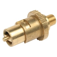 Natural Brass Socket 1/4&quot; Male Bayonet