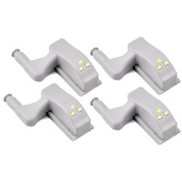 4 X LED Light Sensor Door Hinge Kitchen Cupboard Caravan Cabin Motor home Parts