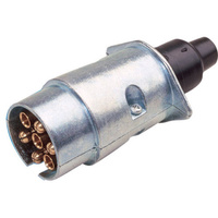 7 Pin Round Trailer Plug Metal