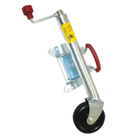 AL-KO 6&quot; Swivel Jockey Wheel 150mm - Solid Tyre