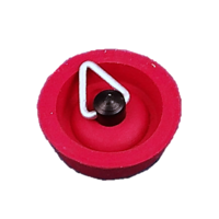 Rubber Sink Plug - 25mm Red