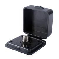 Square RV TV Inlet - Black