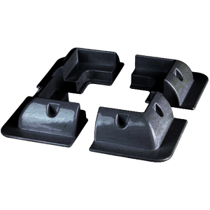 ABS Solar Panel Brackets, Set of 4 (Black)