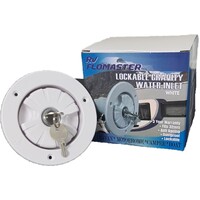 RV Flow masters Lockable Gravity Water Inlet - White