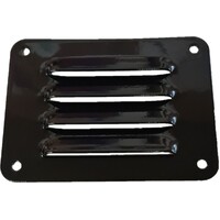 Ozvent Ventilation Grill Louvre Black 100mm x 75mm 