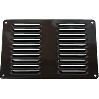 Ozvent Ventilation Grill Louvre Black 233mm X 148mm