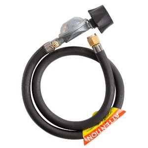Gasmate PVC Hose &amp; Regulator LCC27 to 5/8&quot; UNF (3/8&quot; SAE) 900mm