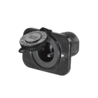 NARVA Flush Mount Engel Socket Black 81132BL
