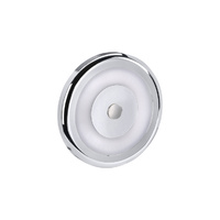 Narva 10-30V Chrome Bezel Interior Lamp Dimming w/Switch 3200K
