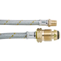 6mm SS Pigtail 1/4 Inverted Flare 450mm