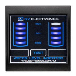RV Electronics Programmable LED water level indicator Double tank