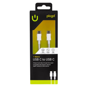 Charge &amp; Sync 1m USB C to USB C