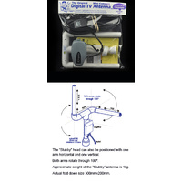Mini Compact VHF/UHF TV Antenna 240V/12V
